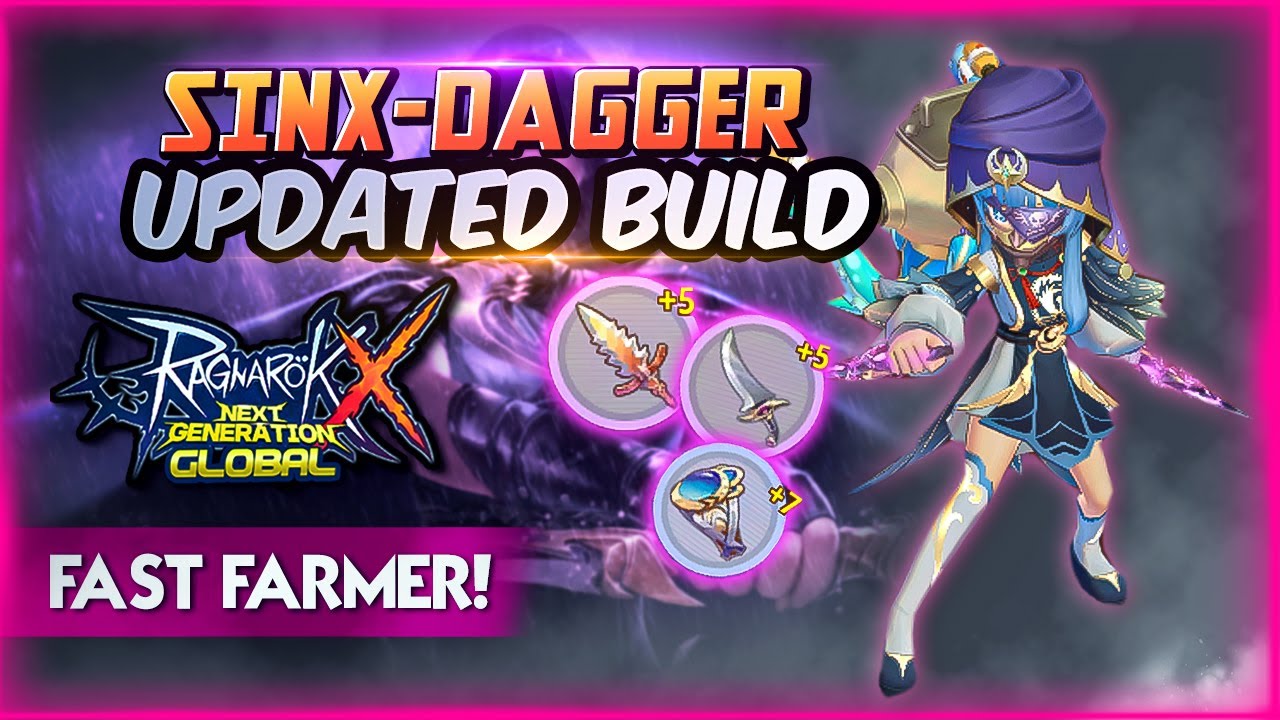 [ROX GLOBAL] Assassin Cross Dagger Updated Build (Character Progression)
