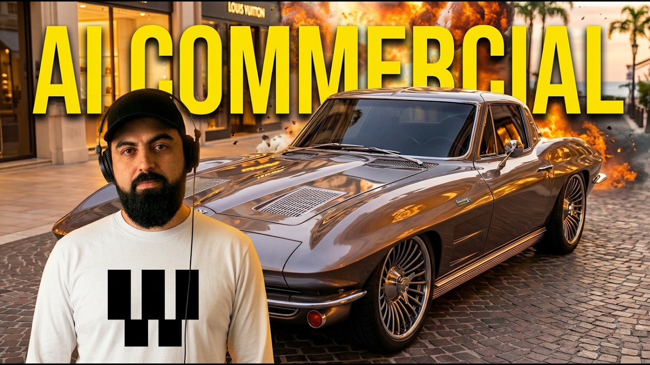 How I Built a $100K-Style Car Commercial Using Weavy AI (Full Workflow)