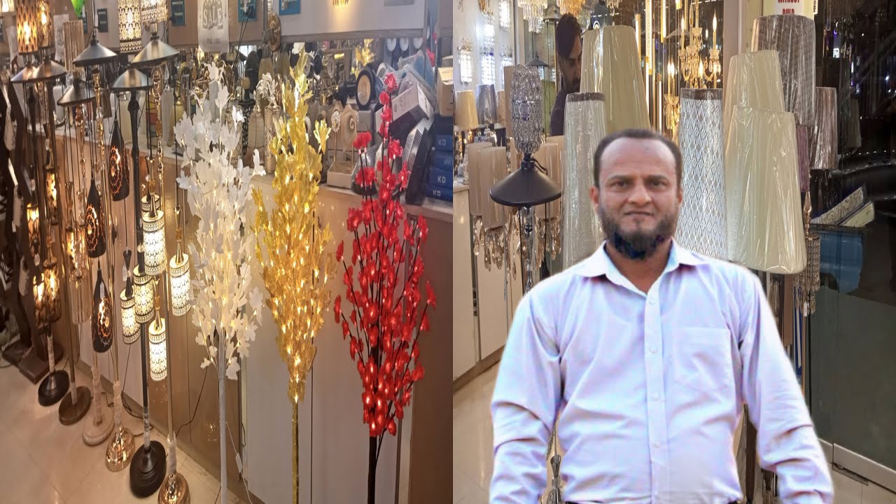 Decoration Shop Beautiful Items Mirror Vase Tables Lamps Wall Clock #Karachi Vlogger
