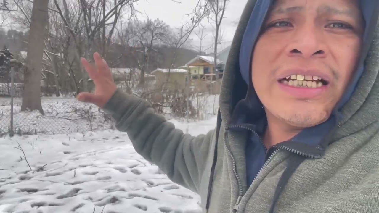 Juuu que frio y nieve