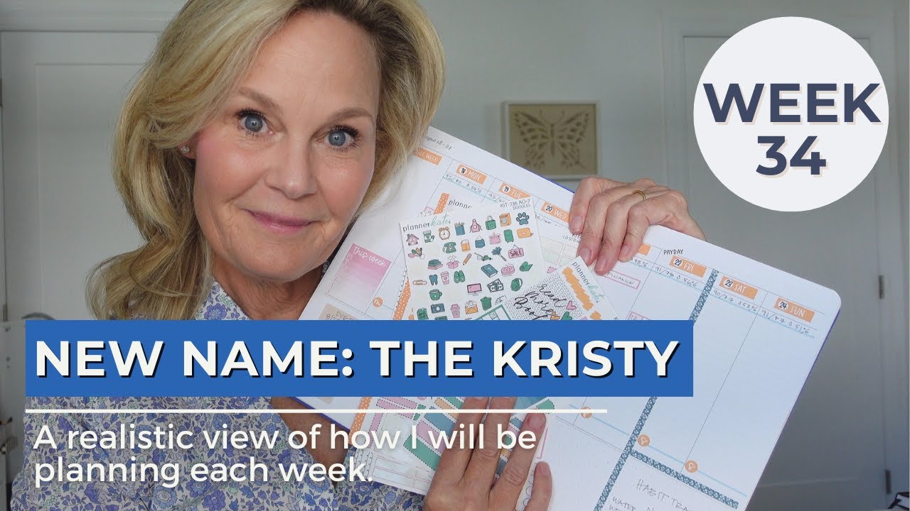 Laurel Denise Planner Name Changes! | Overwhelmed to Organized WK 34 | Book Bound is The Kristy