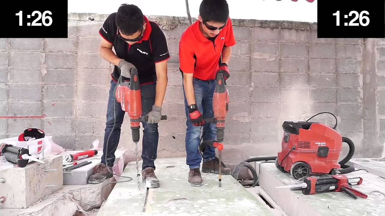 Hollow drill bit VS Hammer drill bit