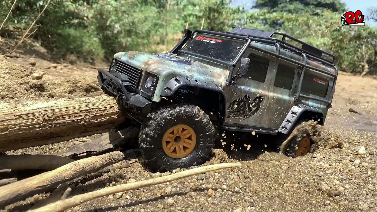 Riverside Adventure with Max Tiger 4X4 Crawler  | Traxxas Clone | Epic RC