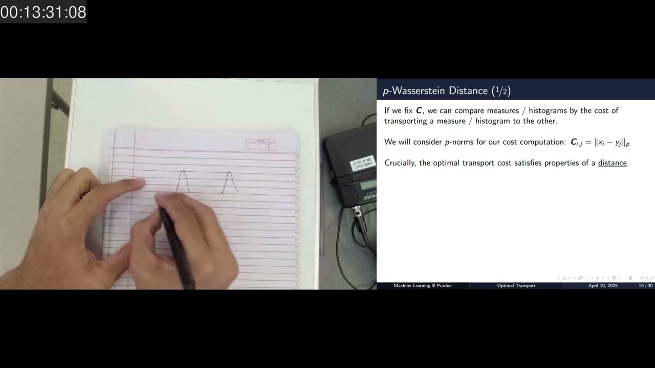 Optimal Transport, Part 2 | ML@P Reading Group | Jinen Setpal