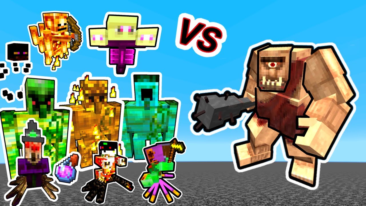 Cyclops Vs. Mutated Mobs in MInecraft