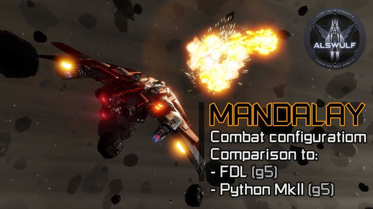 Elite Dangerous | Mandalay: боевая сборка. Сравнение с модифицированным FDL/Python MkII. Проверка...