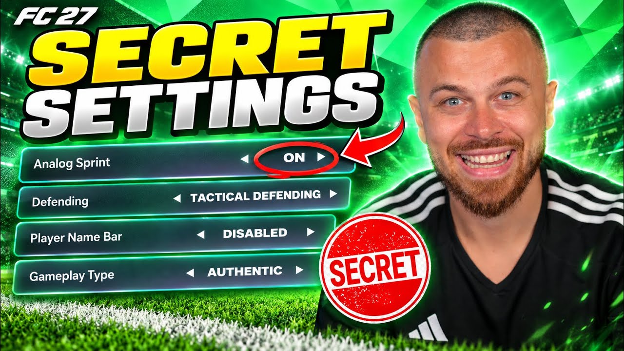 СЕКРЕТНЫЕ настройки в FC 24, которые изменят игру, сделают вас ЭЛИТНЫМ игроком и улучшат реакцию