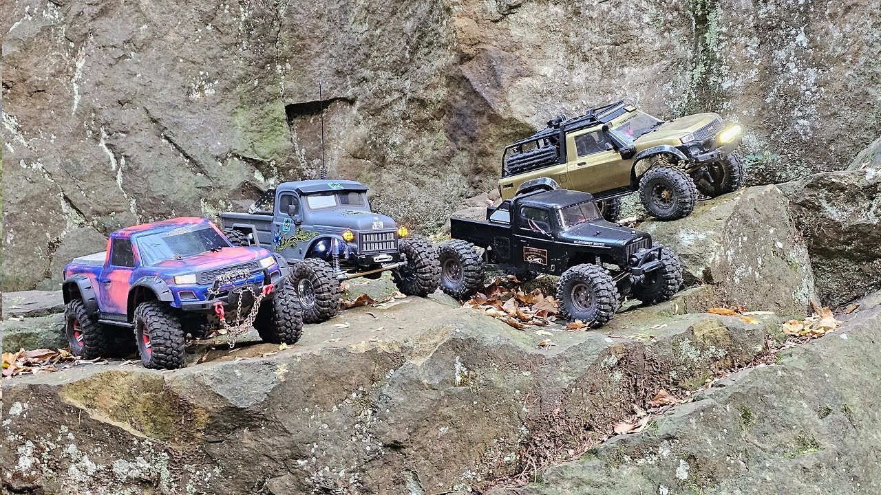 Traxxas TRX-4, Element RC Enduro Ecto & RGT Challenger Pro feat. @Stephan-RC & @RCBirds