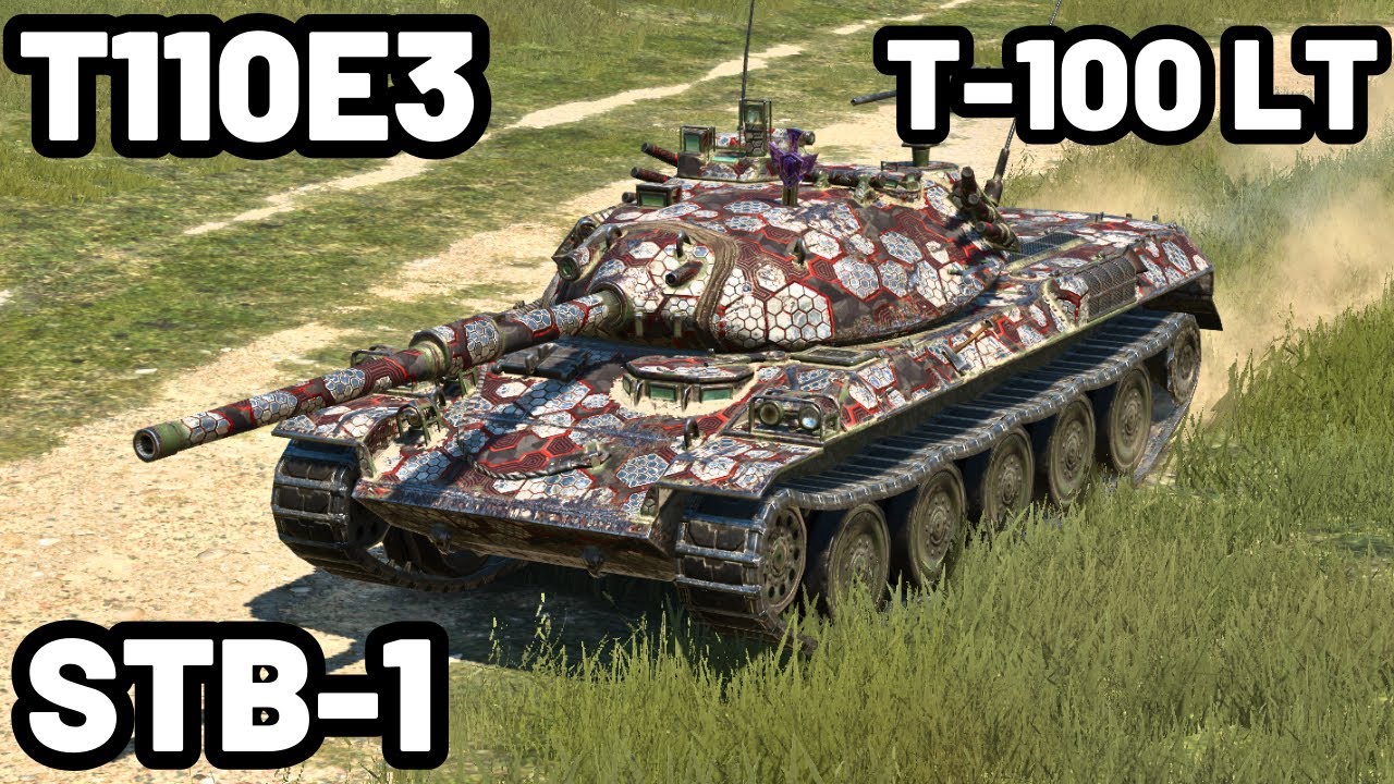 STB-1, T110E3 & T-100 LT | WOT Blitz Pro Replays