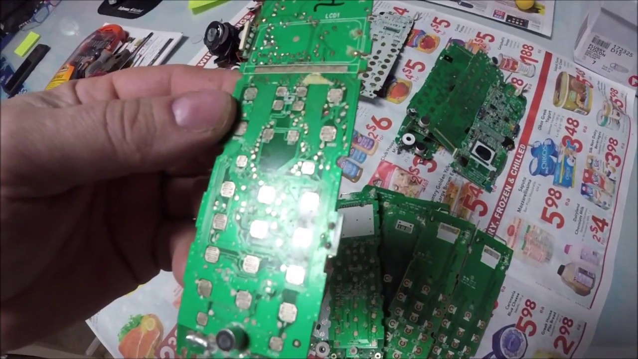 Scrapping Cordless Phones For Gold Recovery