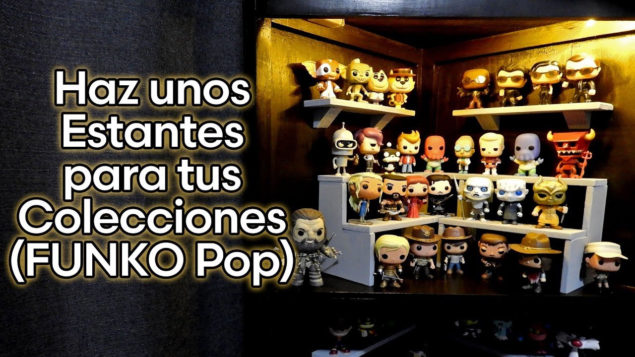 Como Hacer unos ESTANTES PARA CUALQUIER COLECCIÓN (FUNKO Pop)