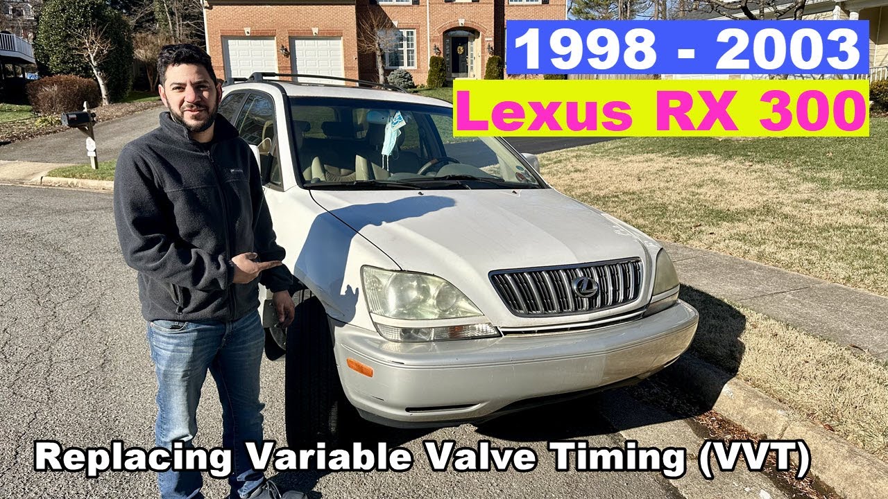 Замена соленоидов системы изменения фаз газораспределения (VVT) на Lexus RX300 1998 1999 2000 200...