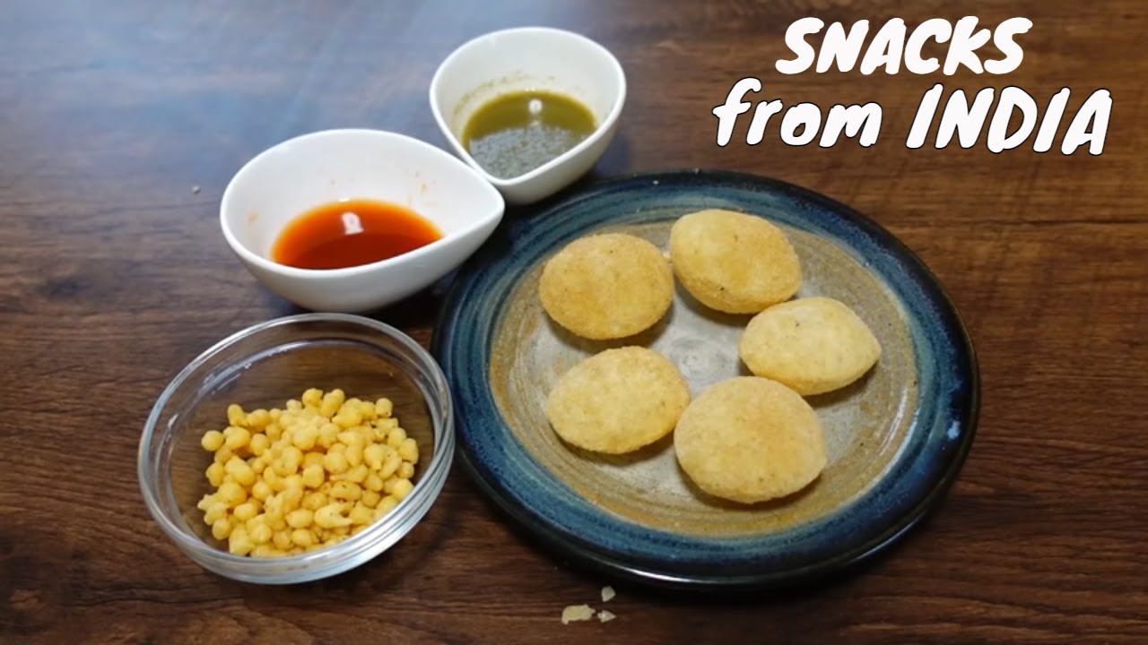 Trying PANI PURI for the First Time | Indian Snacks
