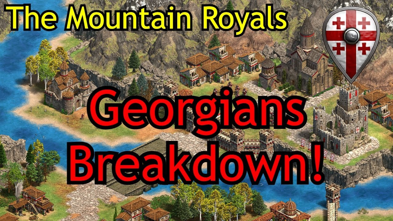 Georgians Breakdown! New AoE2: DE DLC - The Mountain Royals!