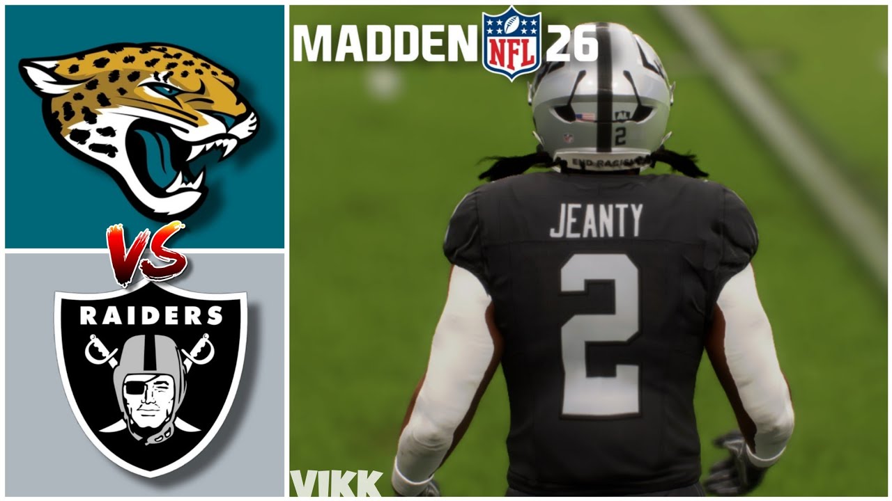 Jaguars vs Raiders Week 9 Simulation (Madden 26 Rosters)