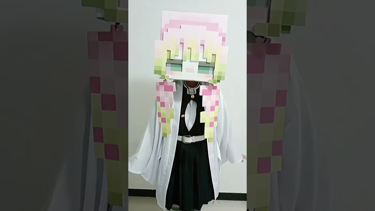 Minecraft Mitsuri #anime #game #fyp #demonslayer #mitsuri #cosplay #cosplayer #girl #cosplaygirl