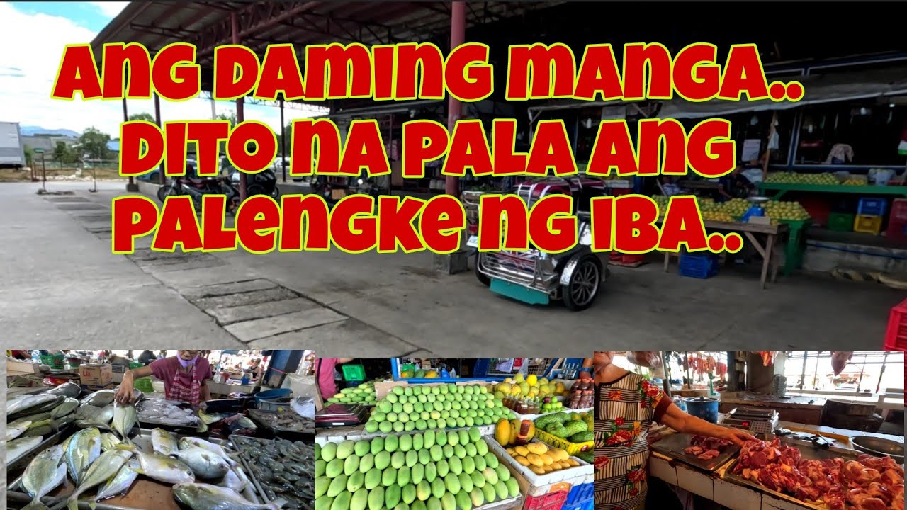 Iba Zambales public Market Adventure |  Marami pa ring Paninda kahit Tanghali na.