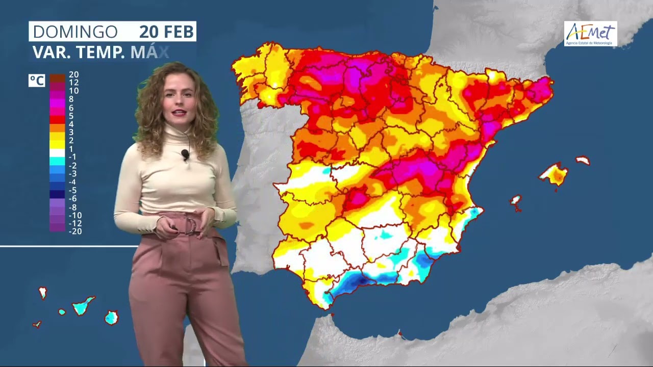 El tiempo de AEMET 18-02-2022