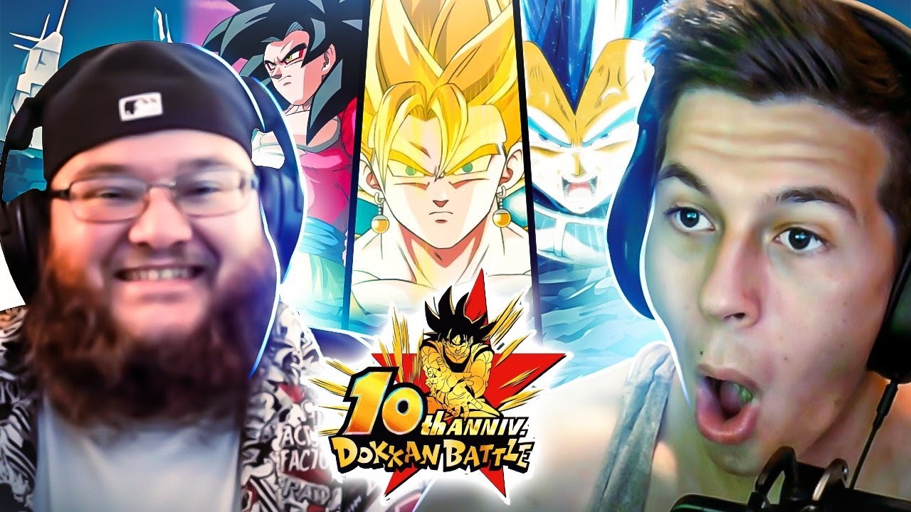 DaTruthDT & Ironcane React to NEW LR Super Vegito, SSJ4 Goku, & SSBE Vegeta Super Attacks for Dokkan