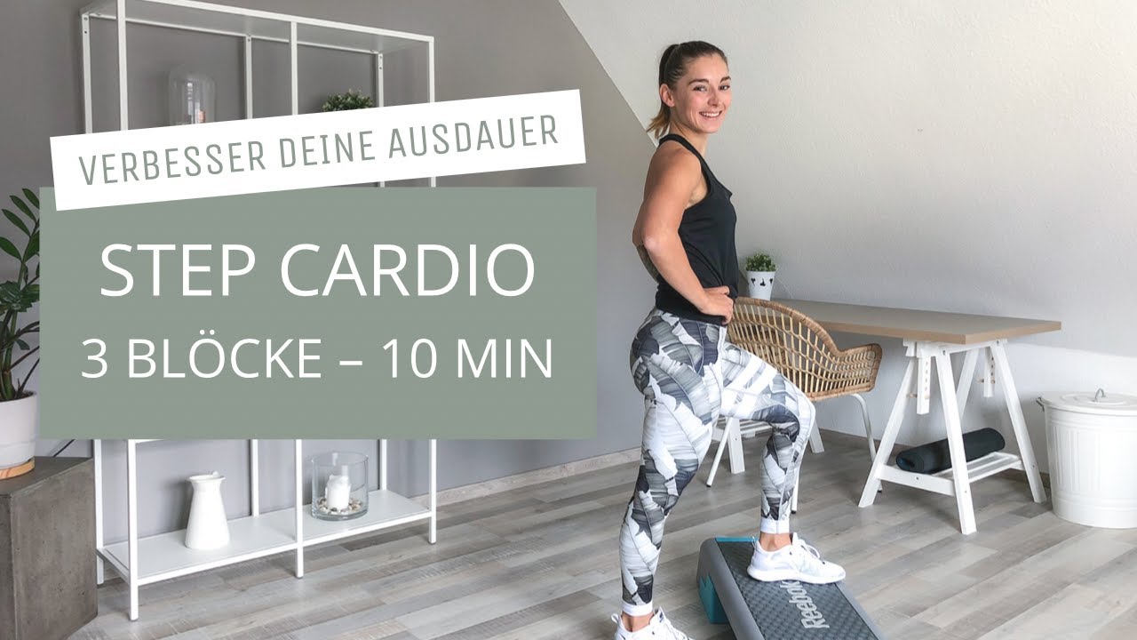 Step Cardio - Verbesser deine Ausdauer -  auf dem Steppbrett // keine Choreo // Ausdauertraining