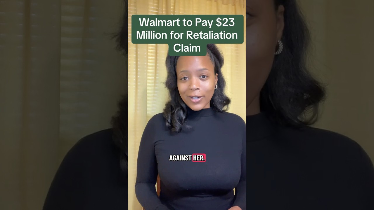 Walmart to pay $23 Million dollars due to retaliation claim. #breakingnews #walmart #employmentnews
