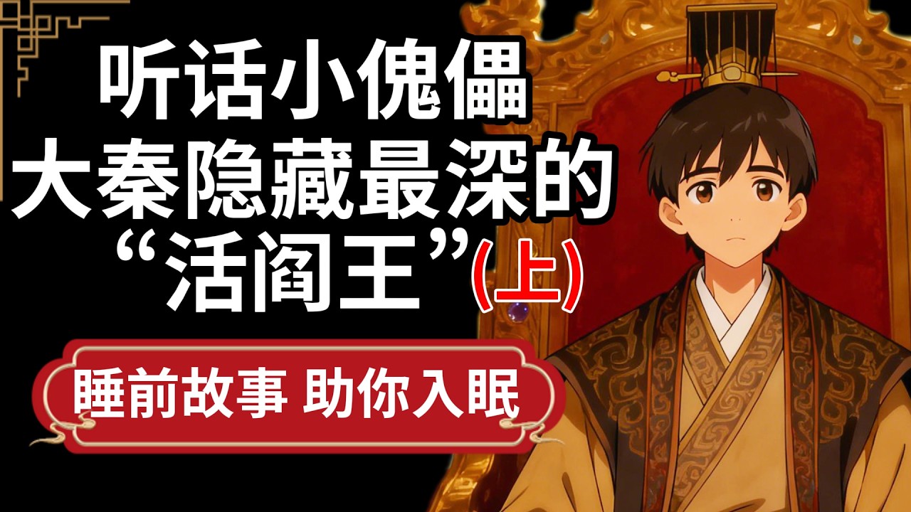 【睡眠故事】亲妈私通假太监，干爹霸占朝堂！装了9年的“听话小傀儡”，如何绝地反杀变大秦“活阎王”？#睡前故事 #历史故事 #助眠 #小二講歷史 #秦始皇 #嬴政 #千古一帝