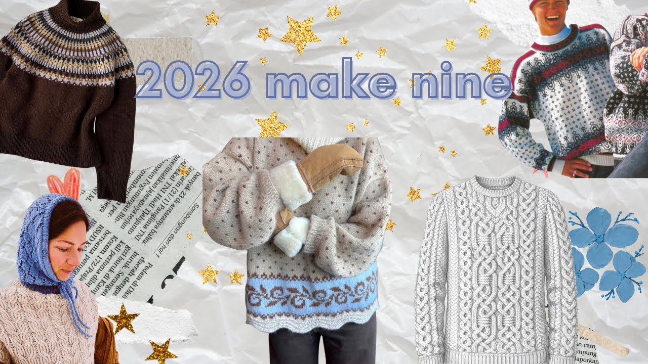 these are my 2026 knitting plans ✨ make nine + knitting bingo | sarah's stitch