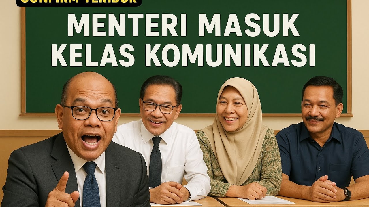 (PARODI) Confirm Terhibur! Waima Menteri Pun Pasti Tersenyum - Menteri Masuk Kelas Komunikasi. 