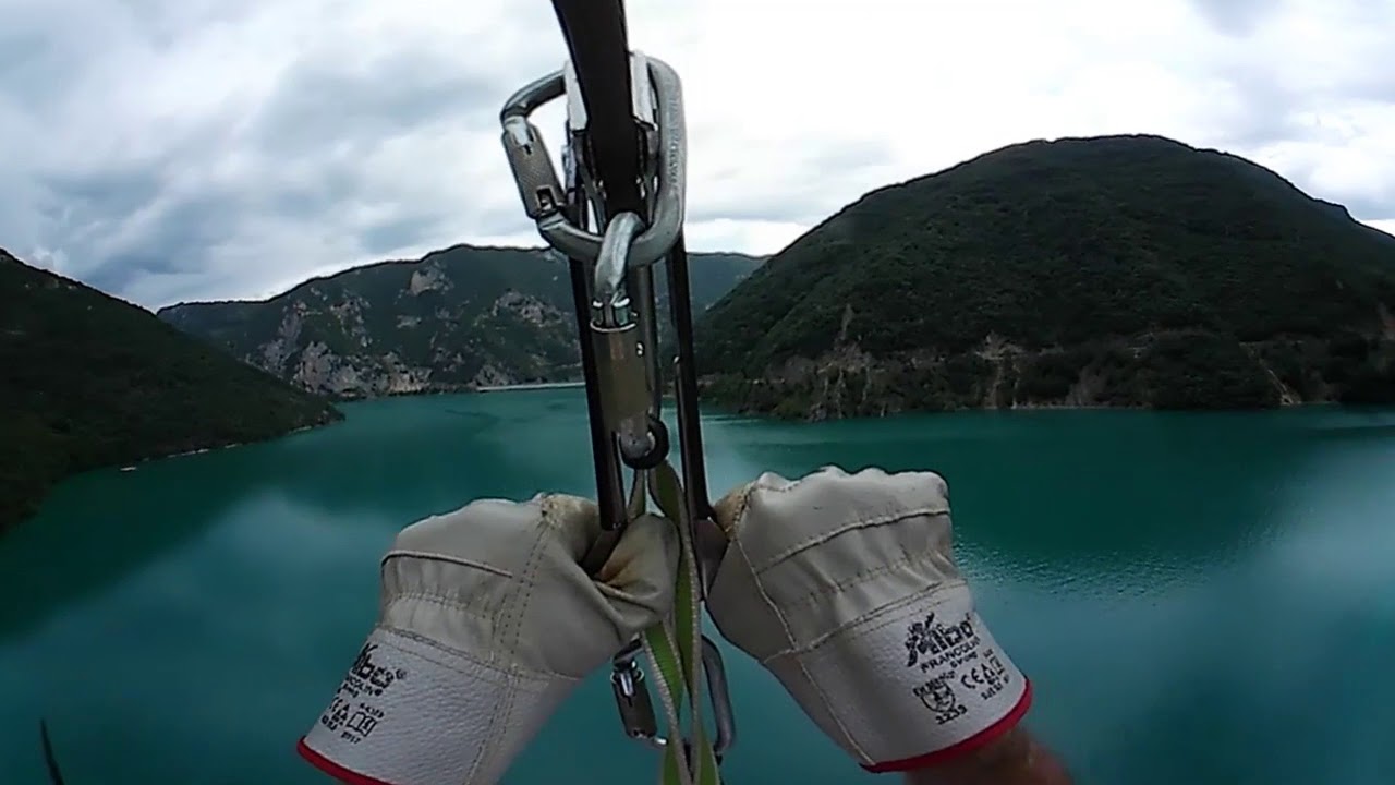 Montenegro longest Zip Line - 1400 m - Eko Piva - 360 VR video
