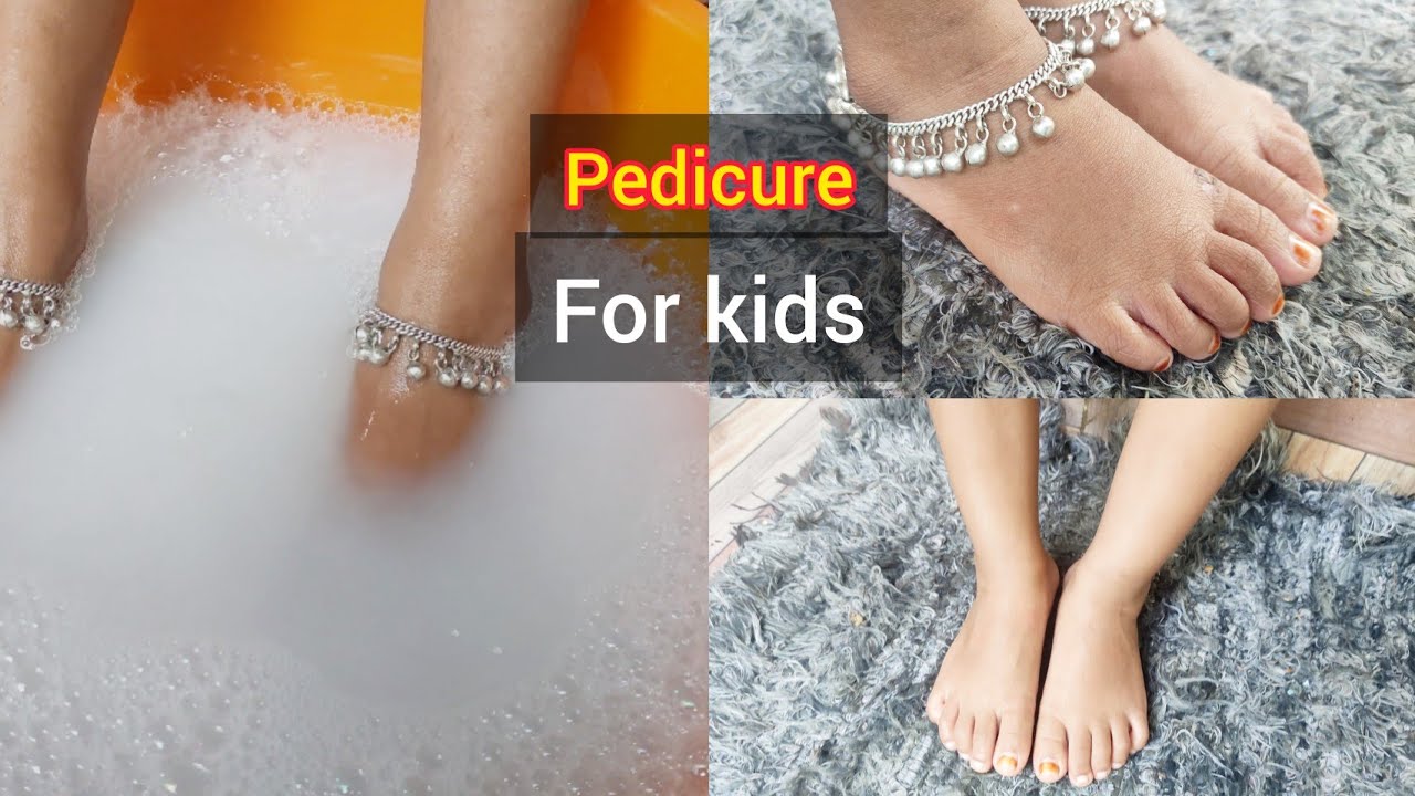 How to Do Pedicure for kids at Home/All mom's should try this kid's pedicure at home.