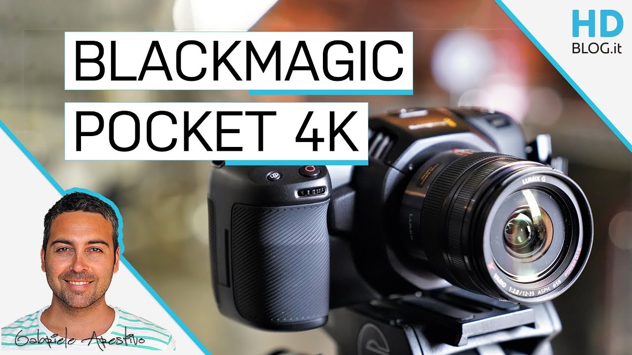 BLACKMAGIC POCKET CAMERA 4K in ITALIA: video senza compromessi | Anteprima