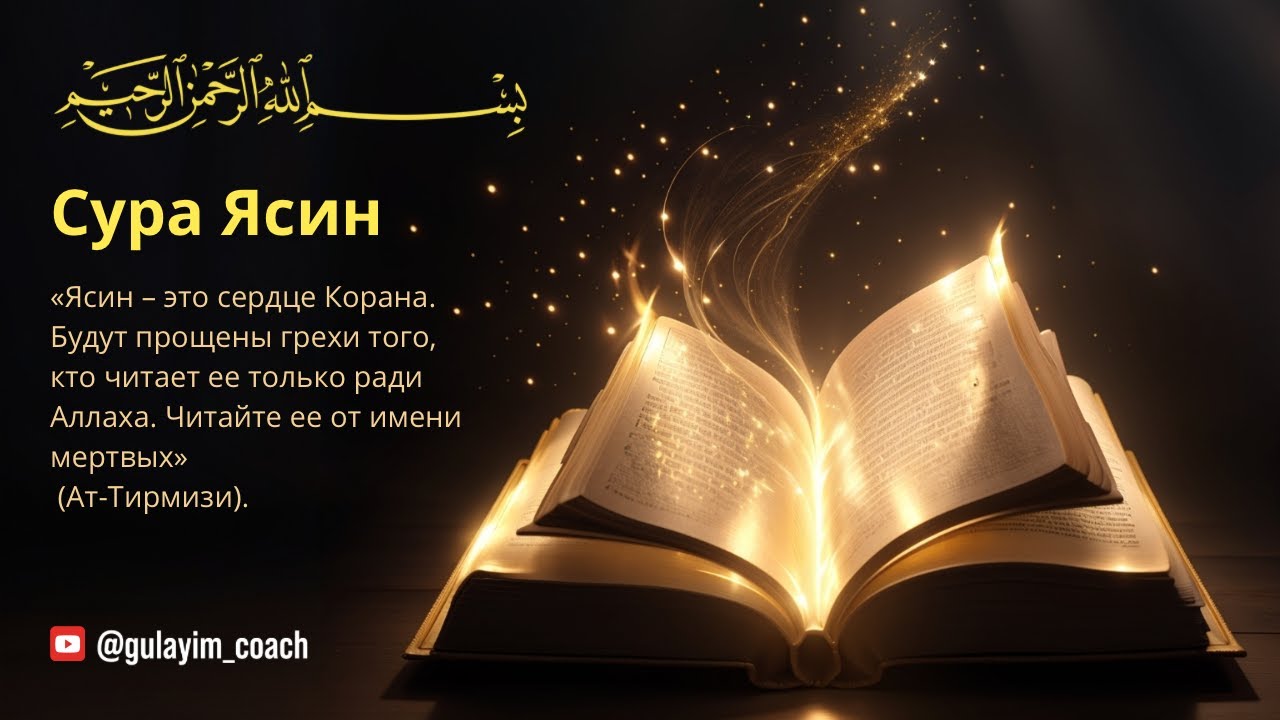 Сура Ясин - в хадисе сказано, что Аллах прочитал суры &laquo;Таха&raquo; и &laquo;Ясин&raquo; за 100 лет до сотворения мира