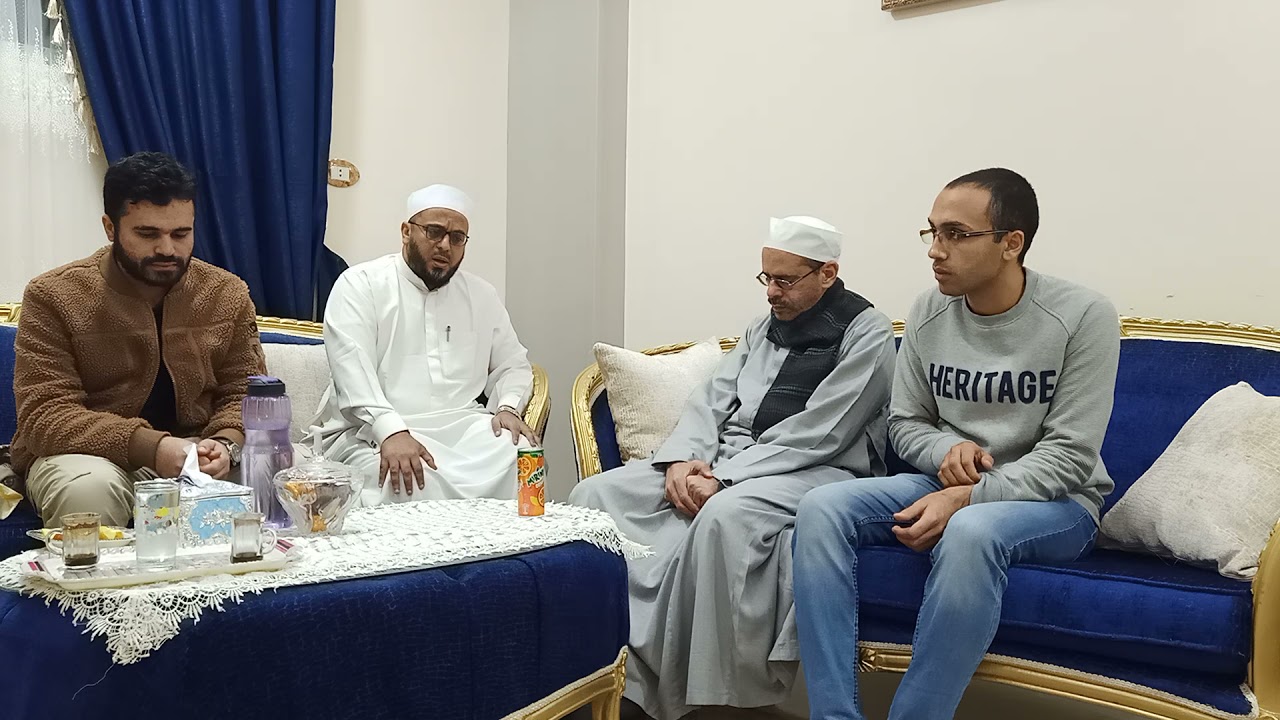 ختم الشيخ أحمد منصور على فضيلة الشيخ محمد حسين سعد النواوي