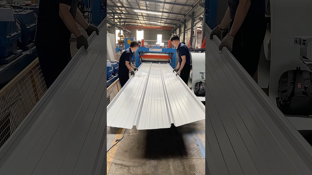 Klip Lock Roofing Panel Roll Forming Machine #rollformingmachine #rollformer #metalforming