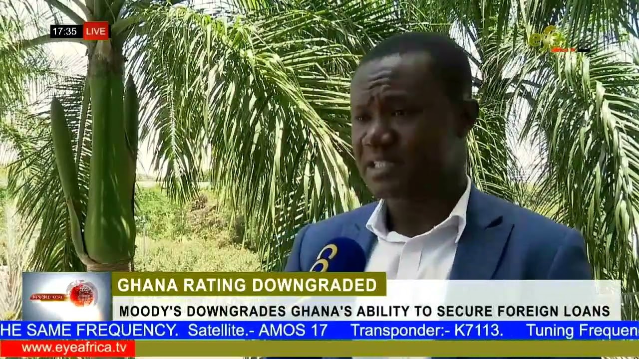 MOODY'S DOWNGRADES GHANA'S ABILITY TO SECURE FOREIGN LOANS