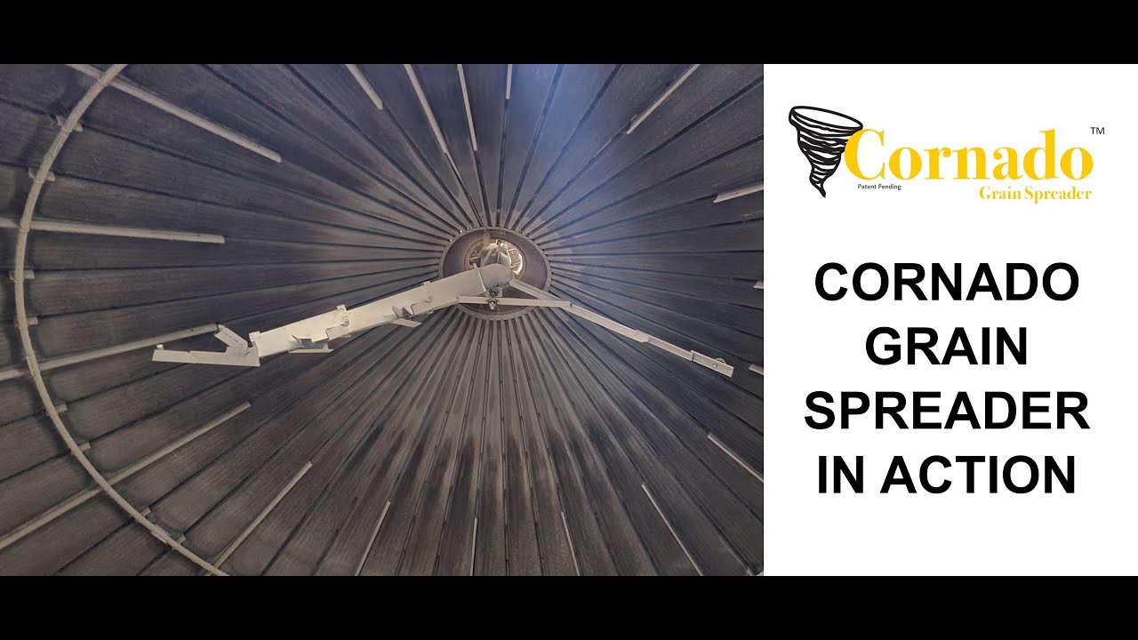 Cornado Grain Spreader In Action