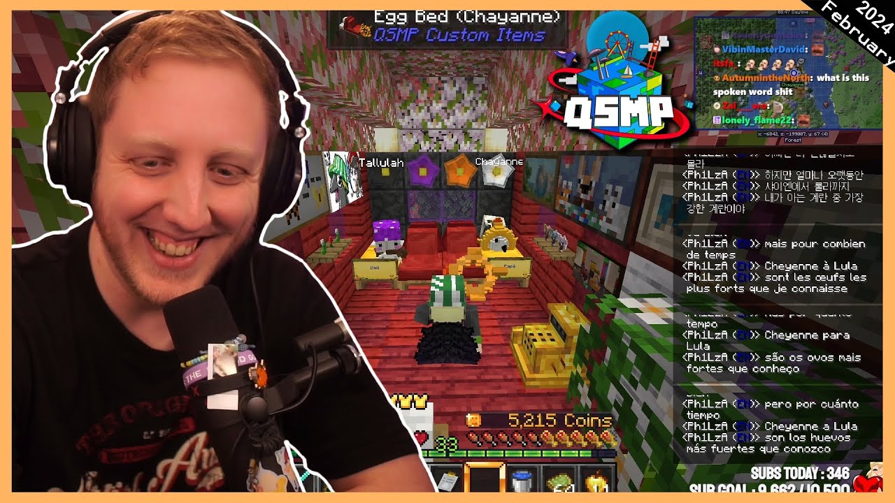 QSMP - 🎶Doing everything I can, Holding on to what I am🎶 - Philza VOD - Streamed on February 16 2024