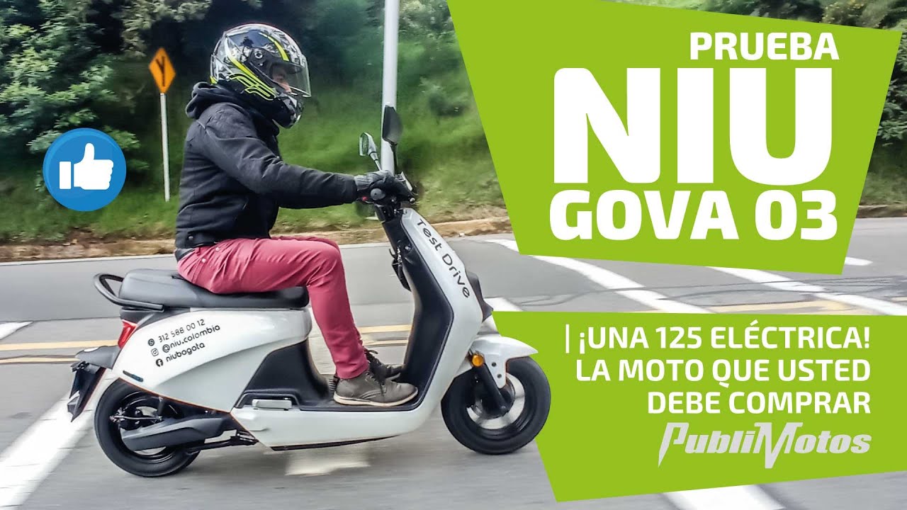 Prueba NIU GOVA 03 |! Una 125 eléctrica! La moto que usted debe comprar