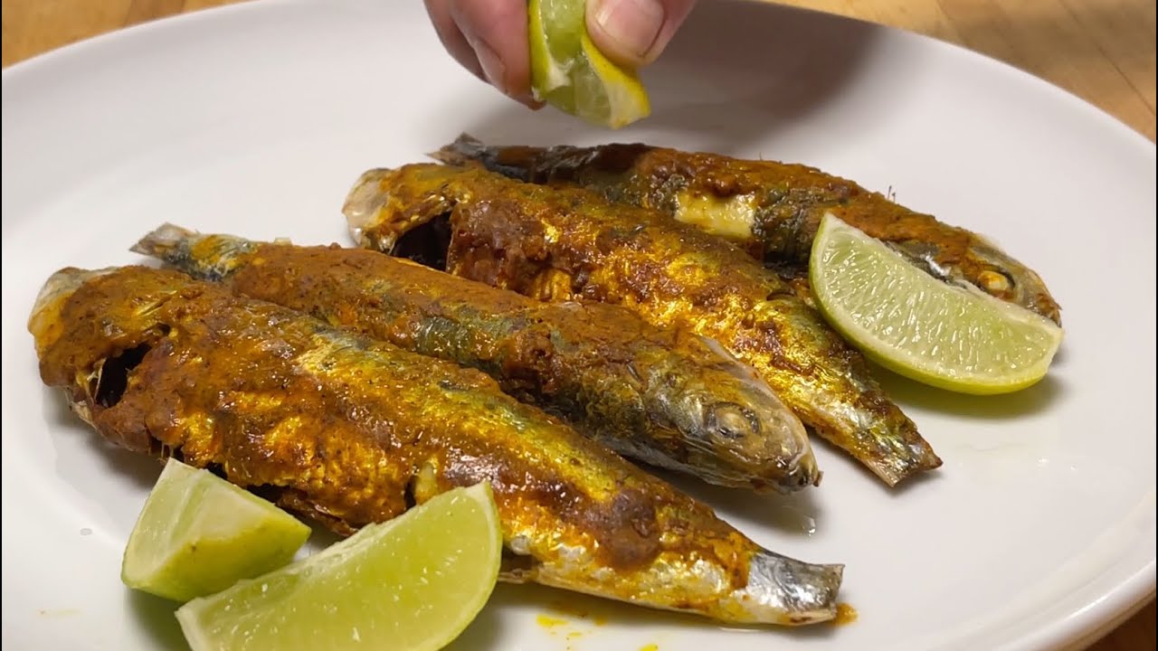 SARDINES GRILLÉES DANS VORTEX AIR FRYER FACILE