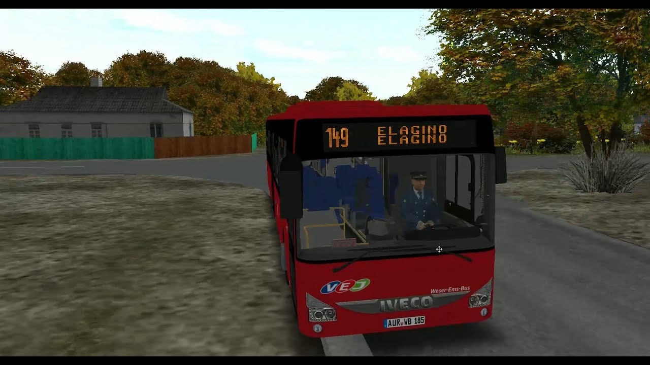 OMSI 2 Large Village Map - Route 149 (SNT Michurinets - Elagino)