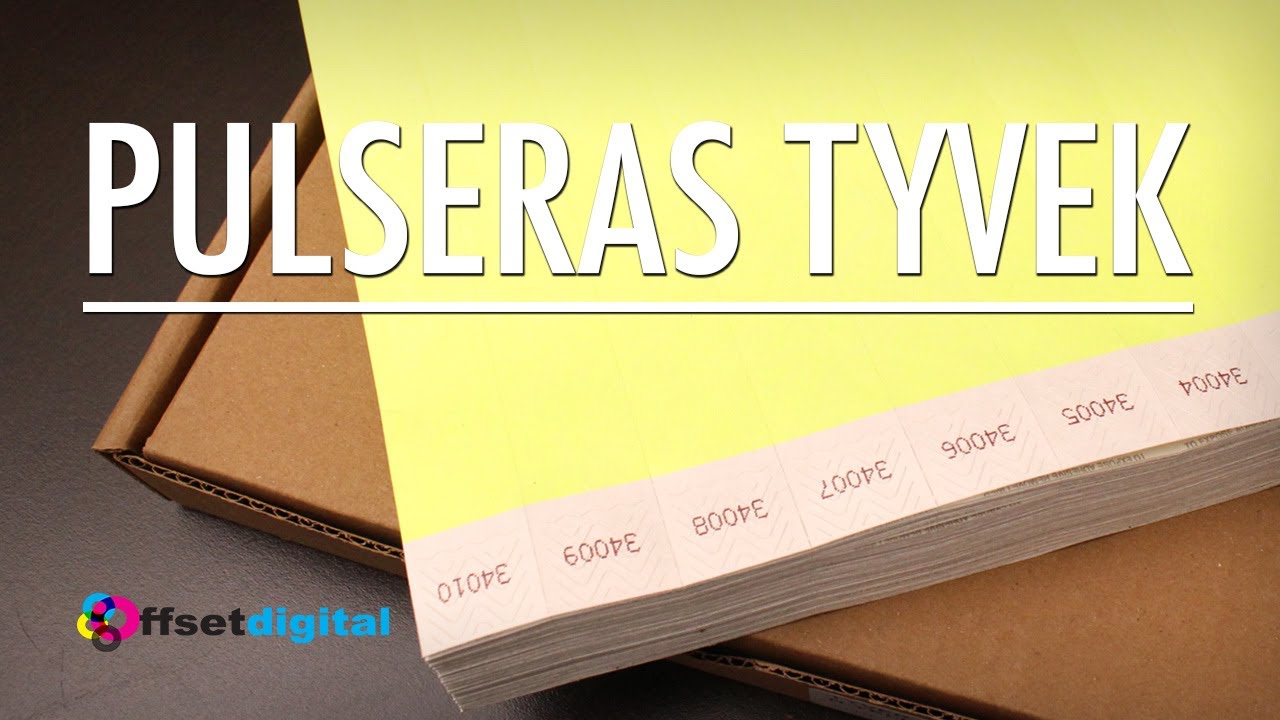 Pulseras Tyvek / Wristbands Tyvek