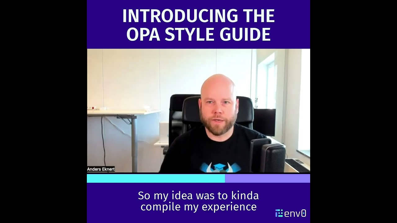 Use the Open Policy Agent Style Guide in your DevOps toolkit