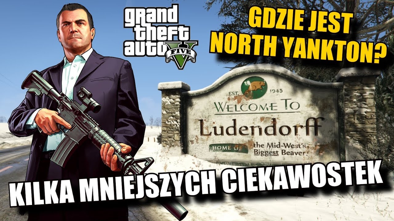 GDZIE JEST NORTH YANKTON?! Kilka mniejszych ciekawostek w GTA 5 #1