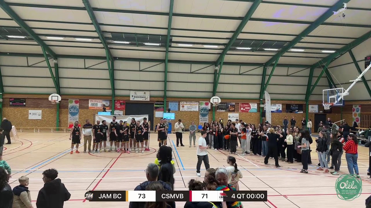 Live propulsé par l'application Swish Live
JAM BC VS CSMVB