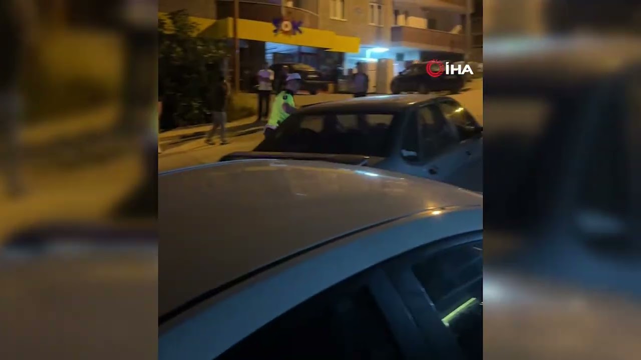 Yaralamalı zincirleme kazanın g&ouml;r&uuml;nt&uuml;leri ortaya &ccedil;ıktı