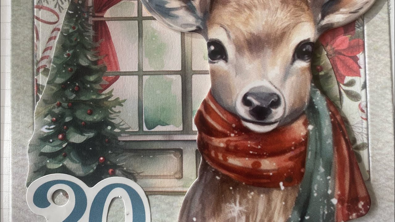 Jour 20 - Polaroïd animal en mode Noël - défi @rosebonboncoco 
