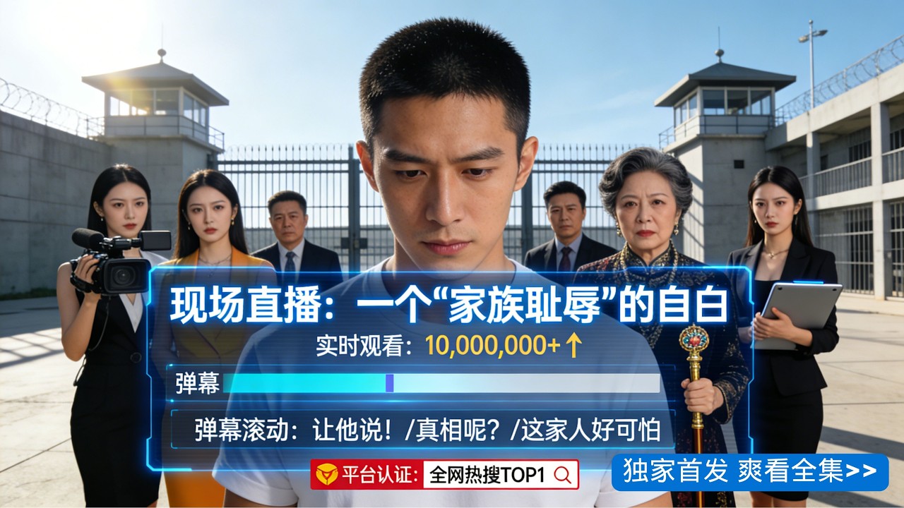 為報生恩，我替養子頂罪入獄三年。出獄後，親生母親怕我爭家產，當眾鞭打我，逼我承認自己是家族恥辱。我忍痛簽字，隨後用一場直播，讓全國看清這個家的真面目