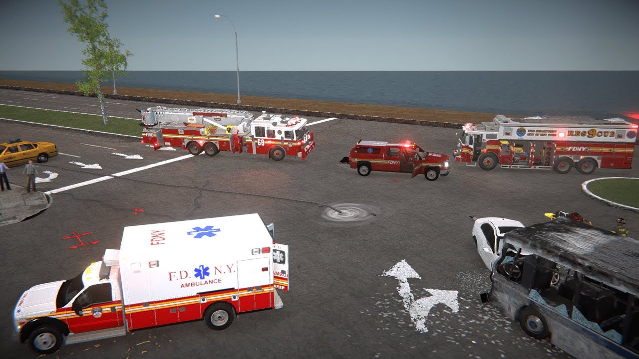 EmergeNYC Car Accident | Rescue 9 Response!