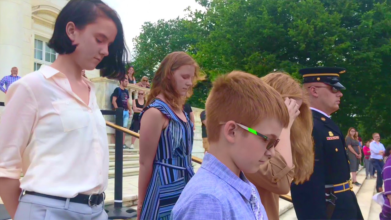 Salk Wreath Laying 2019 at the Tomb of the Unknown Soldier in Arlington National Cemetery