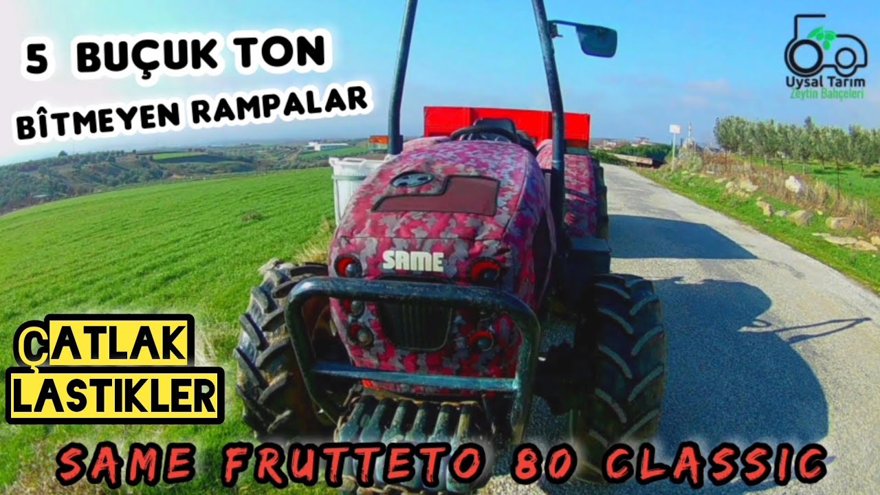 Kar Soğuğunda Kum Çekiyorum - Römorku Fazla Yükledik /// Same Frutteto 80 Mikro Kabin & 5 buçuk Ton